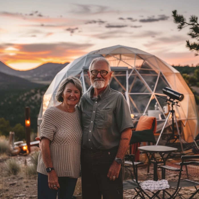 Glamping-Paar Rita und Karl