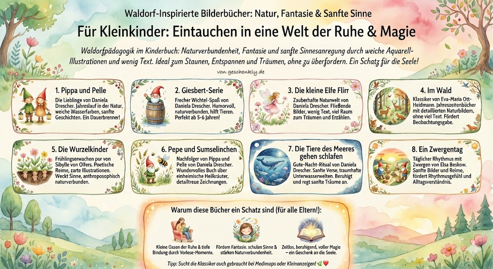 Waldorf-inspirierte Vorlesebücher für 3- bis 5-Jährige: Naturnahe Magie zum Kuscheln