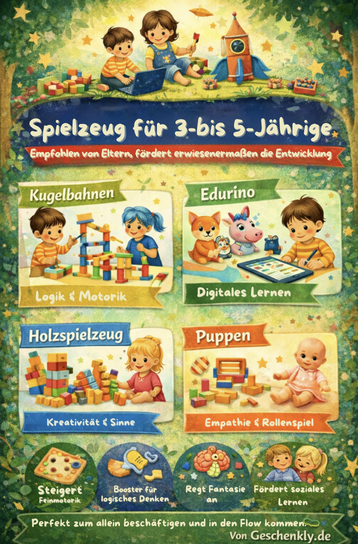 sinnvolle Geschenke für 3-5 Jährige, Kreativität, soziales Lernen, Feinmotorik