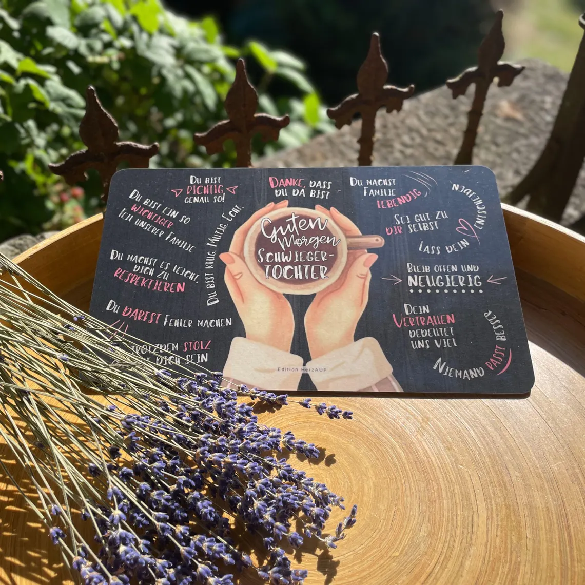 Frühstücksbrettchen für Schwiegertochter – Herzliches Geschenk