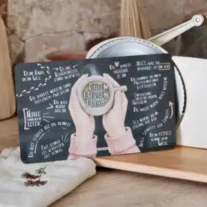 Personalisiertes Frühstücksbrettchen aus Buchenholz – Das perfekte Geschenk für Mama