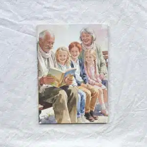 Personalisiertes Buch „Wer ist Oma?“ mit individueller Foto-Illustration